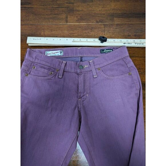 Red Engine Vintage Cayenne Low Rise Skinny Lavender Stretch Demin Women's Size 2 - Picture 11 of 12